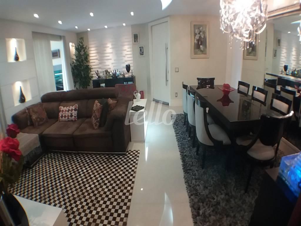 SALA de Apartamento à venda, Padrão com 121 m², 3 quartos e 2 vagas em Alto da Moóca - São Paulo