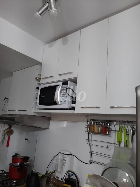 COZINHA de Apartamento à venda, Padrão com 37 m², 1 quarto e 1 vaga em Vila Mazzei - São Paulo