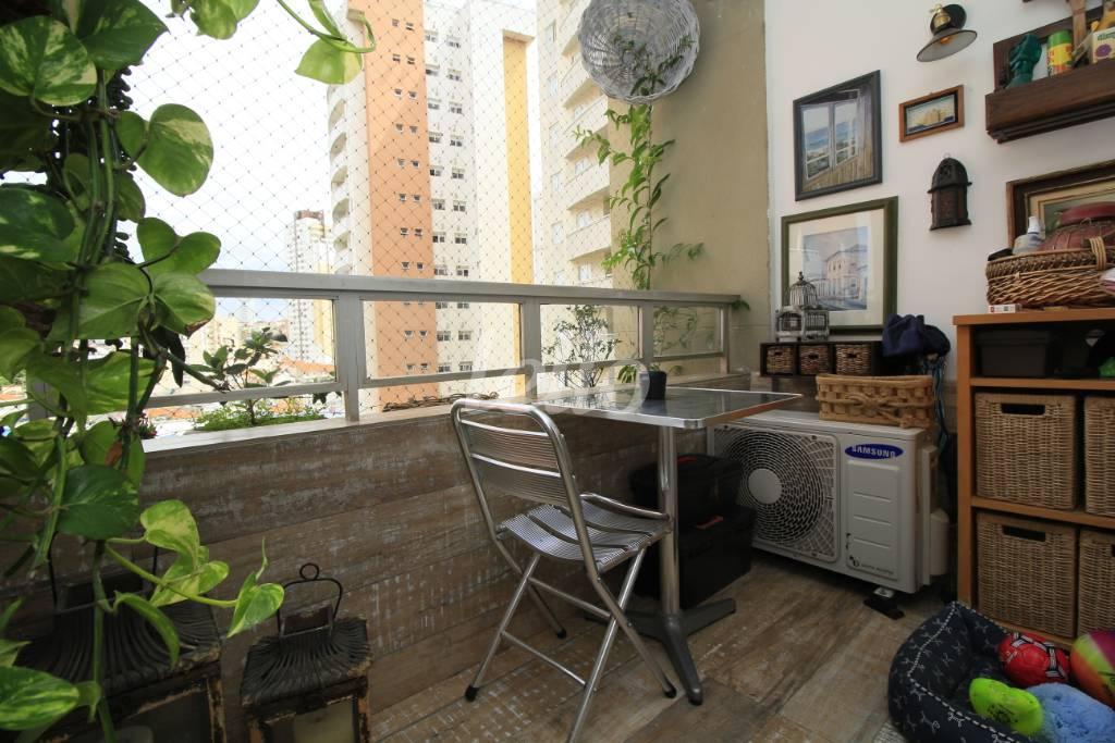 VARANDA de Apartamento à venda, Padrão com 80 m², 2 quartos e 1 vaga em Parada Inglesa - São Paulo