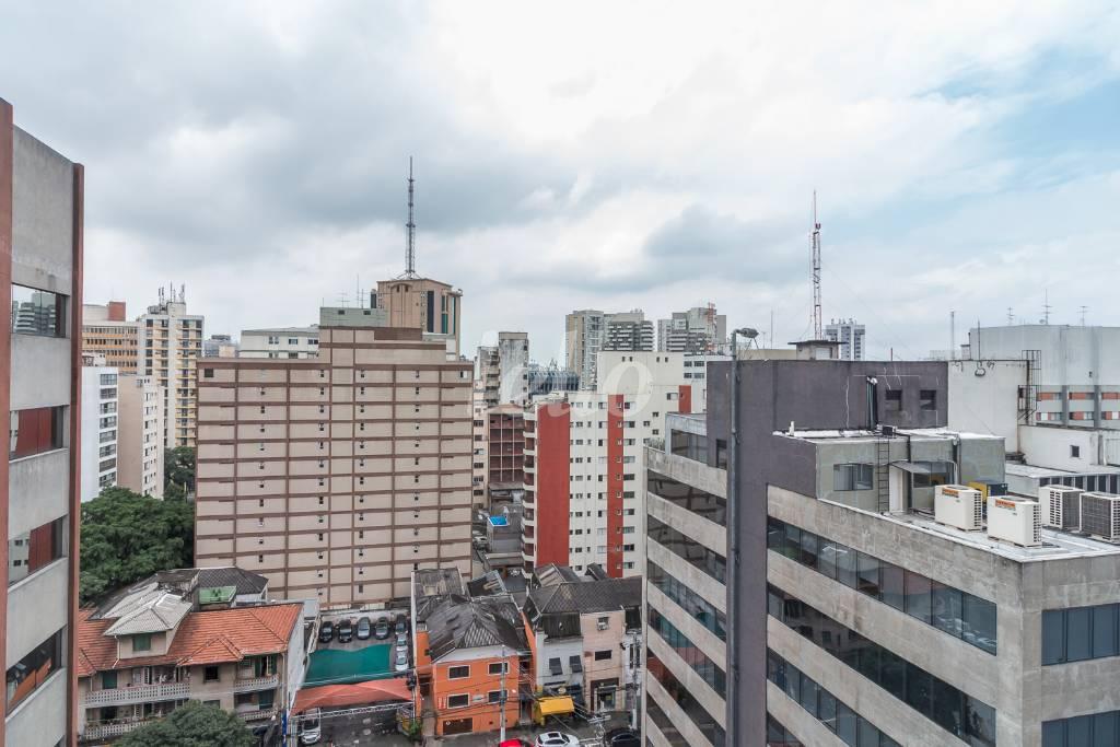 VISTA de Sala / Conjunto para alugar, Padrão com 110 m², e 1 vaga em Paraíso - São Paulo