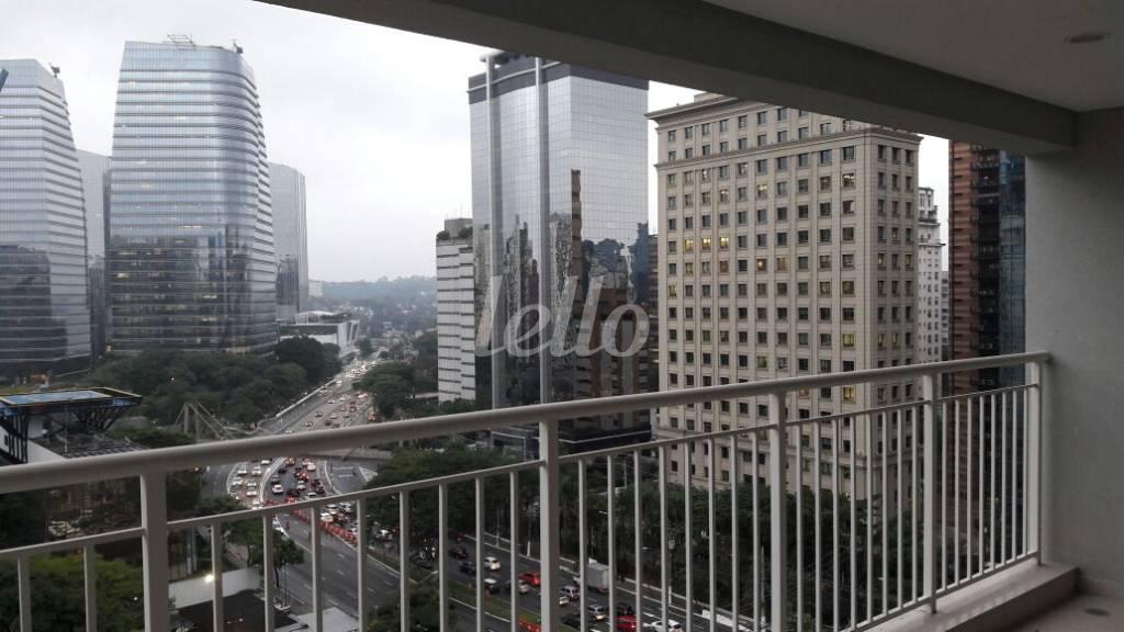 SACADA de Apartamento à venda, Padrão com 54 m², 1 quarto e 1 vaga em Itaim Bibi - São Paulo
