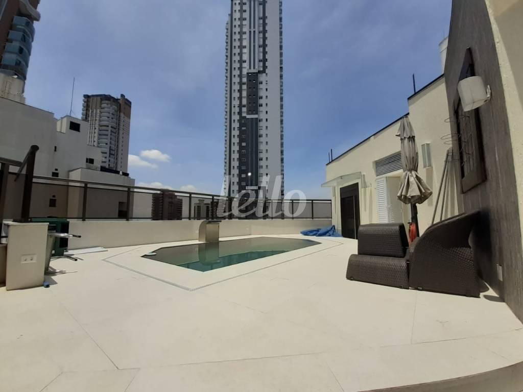PISCINA de Apartamento à venda, cobertura - Padrão com 339 m², 3 quartos e 4 vagas em Tatuapé - São Paulo