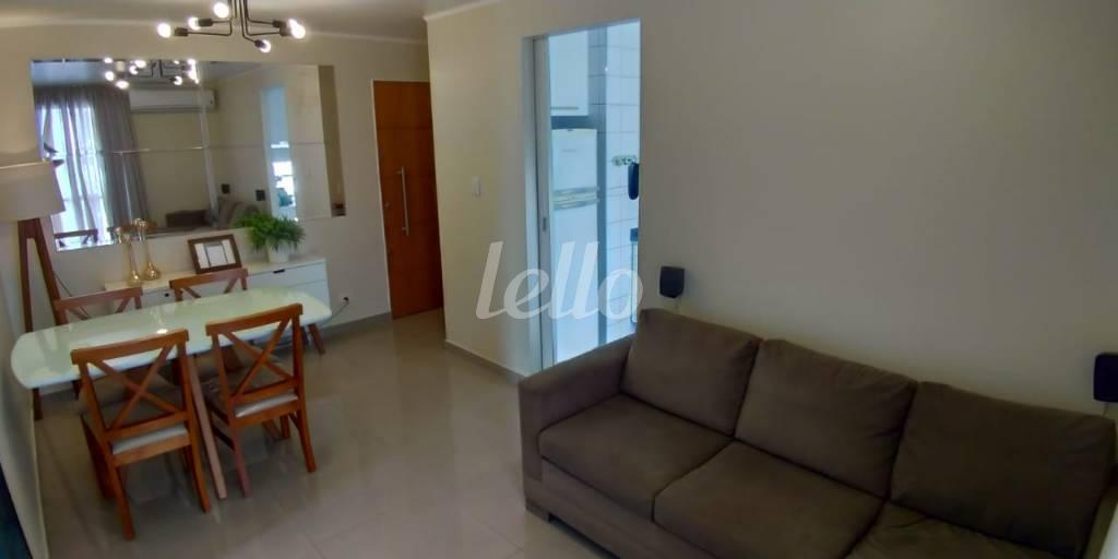 SALA de Apartamento à venda, Padrão com 50 m², 2 quartos e 1 vaga em Brás - São Paulo