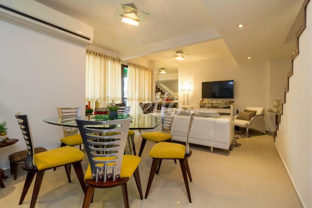 SALA de Apartamento à venda, Duplex com 103 m², 4 quartos e 2 vagas em Pinheiros - São Paulo