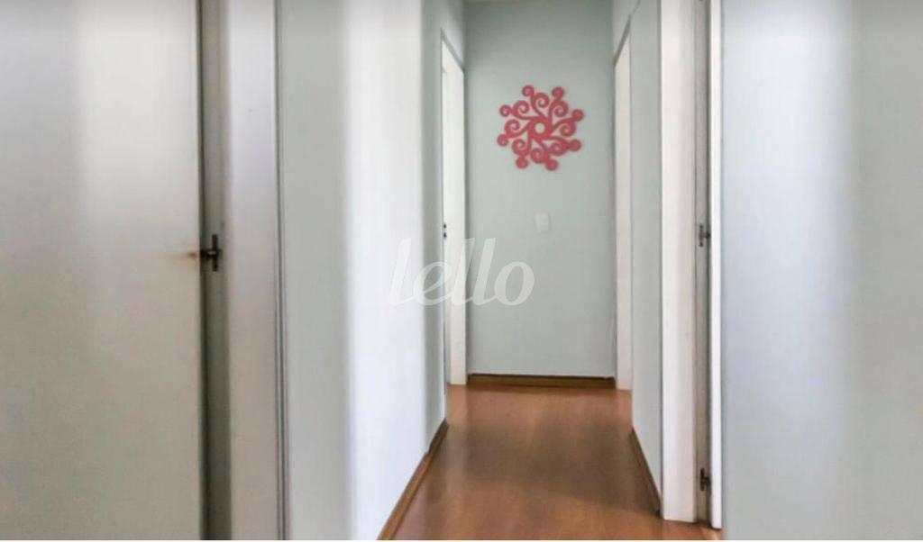 CORREDOR de Apartamento à venda, Padrão com 112 m², 3 quartos e 1 vaga em Santo Amaro - São Paulo