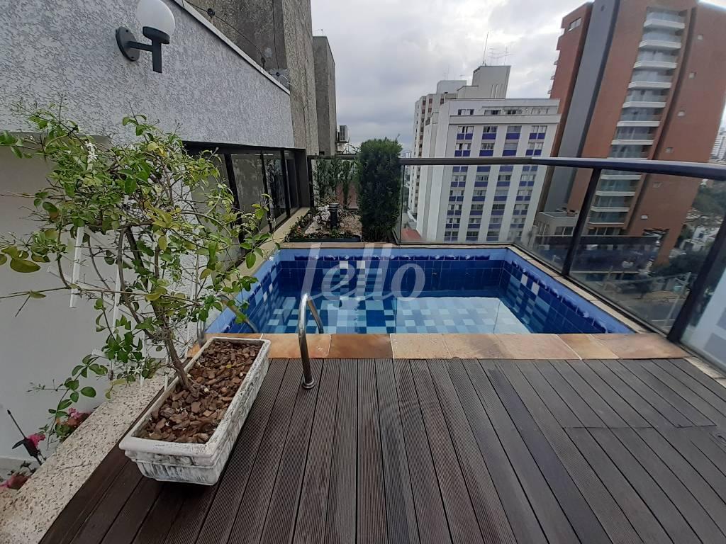 PISCINA de Apartamento à venda, cobertura - Padrão com 166 m², 4 quartos e 3 vagas em Pinheiros - São Paulo
