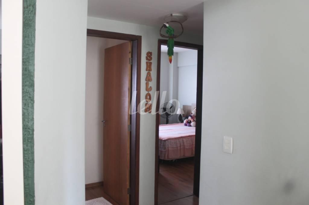 CORREDOR de Apartamento à venda, Padrão com 106 m², 3 quartos e 2 vagas em Vila Valparaíso - Santo André