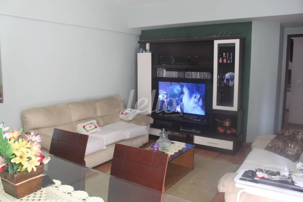 SALA de Apartamento à venda, Padrão com 106 m², 3 quartos e 2 vagas em Vila Valparaíso - Santo André