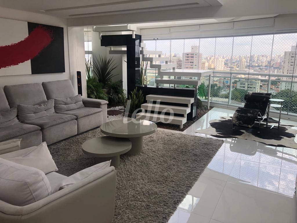 SALA de Apartamento à venda, Duplex com 250 m², 3 quartos e 4 vagas em Mooca - São Paulo