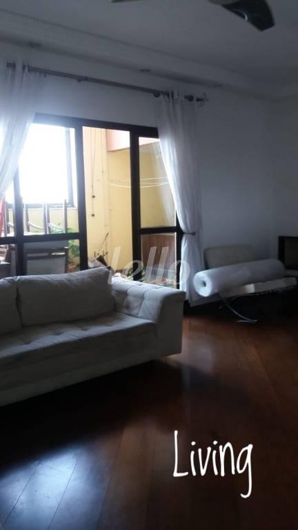 LIVING de Apartamento à venda, cobertura - Padrão com 217 m², 4 quartos e 4 vagas em Mooca - São Paulo