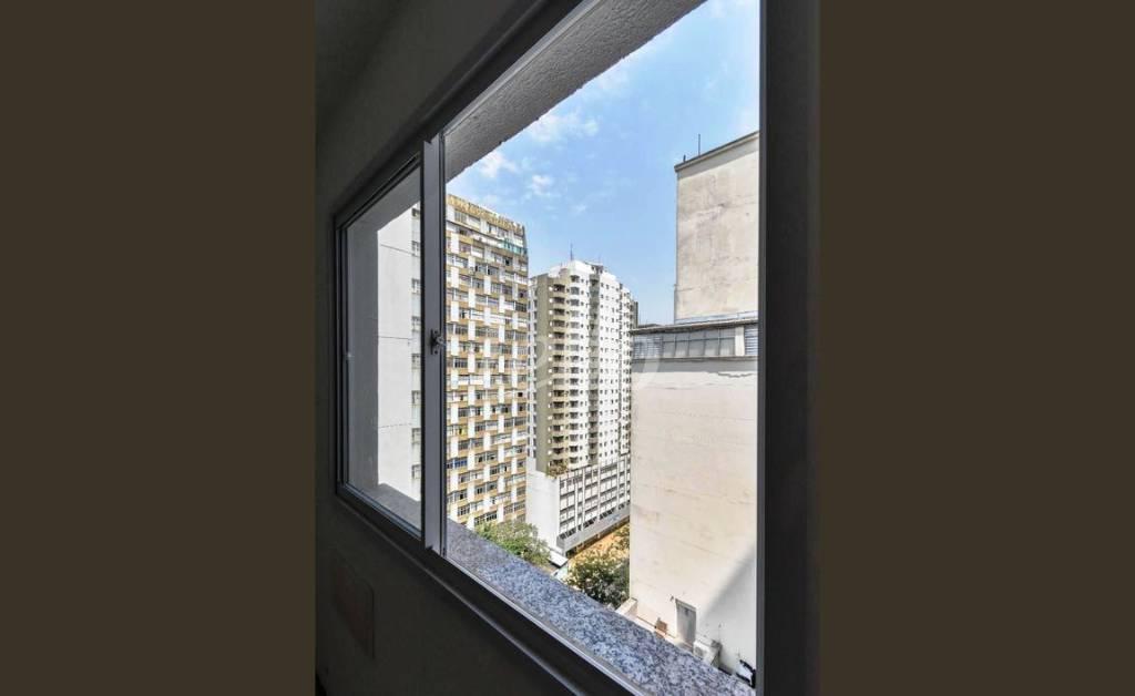 VISTA de Apartamento para alugar, Padrão com 28 m², 1 quarto e em Bela Vista - São Paulo