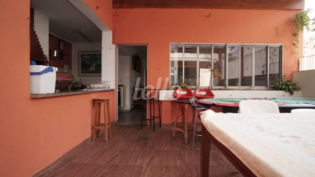 ÁREA GOURMET de Casa à venda, sobrado com 460 m², 4 quartos e 12 vagas em Jardim - Santo André