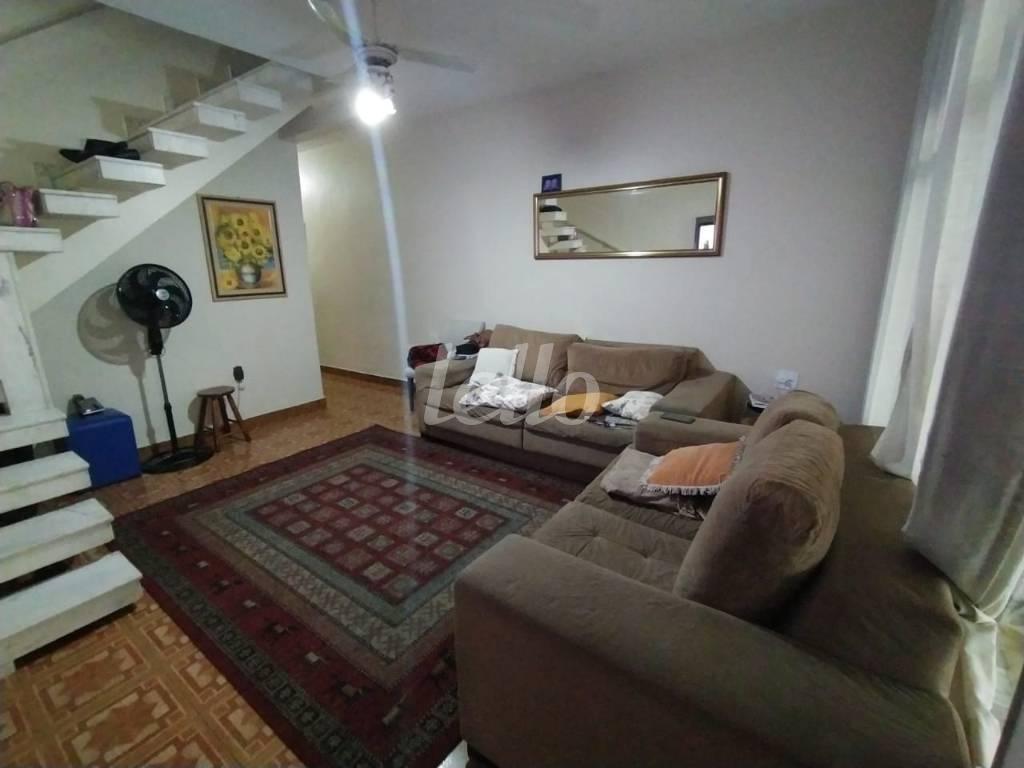 SALA DE ESTAR de Casa à venda, sobrado com 205 m², 3 quartos e 2 vagas em Belenzinho - São Paulo