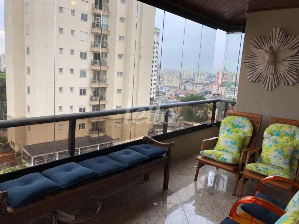 VARANDA de Apartamento à venda, Padrão com 164 m², 3 quartos e 4 vagas em Parque da Mooca - São Paulo