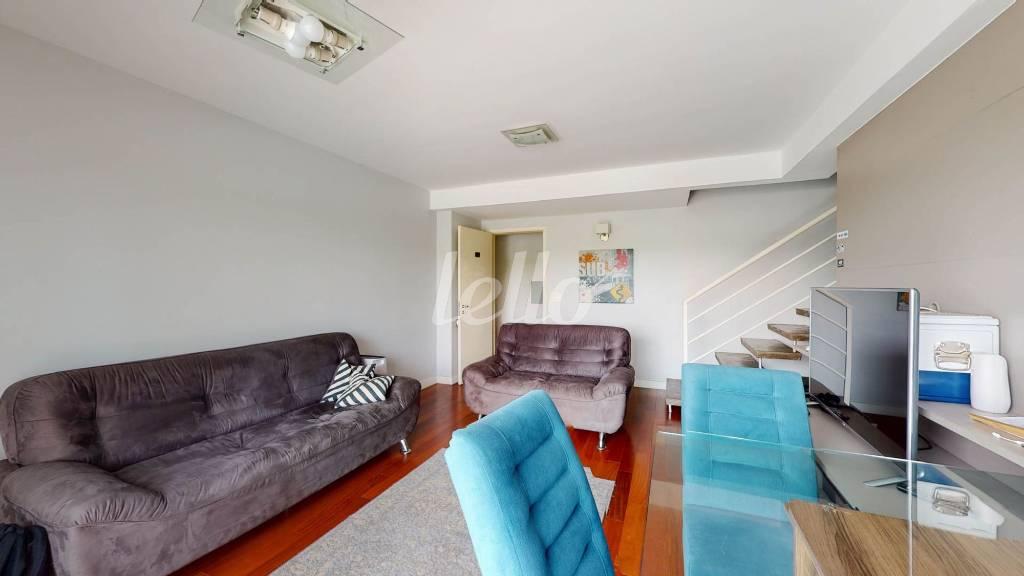 SALA de Apartamento à venda, Duplex com 83 m², 2 quartos e 2 vagas em Vila Mariana - São Paulo