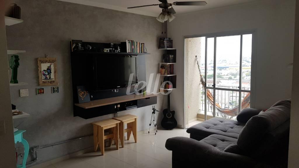 01 SALA ESTAR de Apartamento à venda, Padrão com 60 m², 2 quartos e 2 vagas em Santana - São Paulo