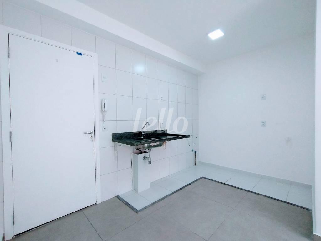 COZINHA de Apartamento à venda, Padrão com 32 m², 1 quarto e em Brás - São Paulo