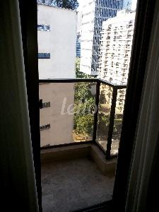 SACADA de Apartamento à venda, Padrão com 40 m², 1 quarto e 1 vaga em Jardim Paulista - São Paulo