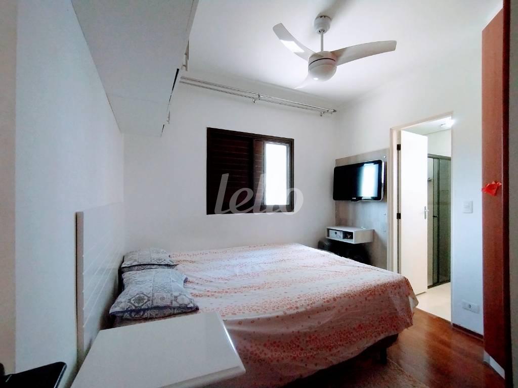 SUITE de Apartamento à venda, Padrão com 82 m², 2 quartos e 1 vaga em Cambuci - São Paulo