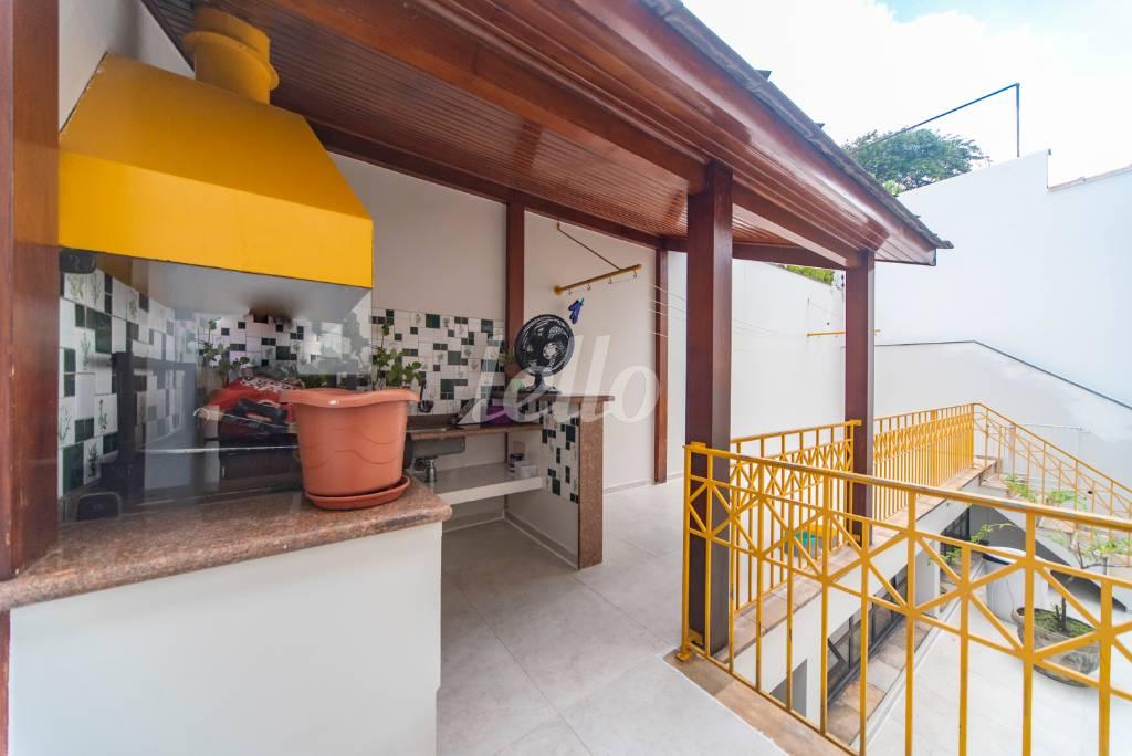 ÁREA GOURMET de Casa à venda, sobrado com 418 m², 4 quartos e 9 vagas em Alto da Moóca - São Paulo