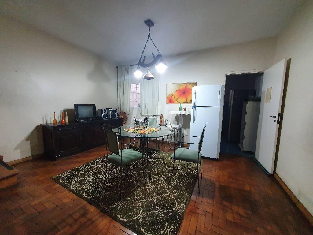 SALA DE JANTAR de Casa à venda, sobrado com 160 m², 5 quartos e 2 vagas em Mirandopolis - São Paulo