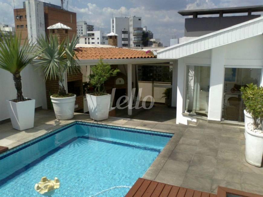 PISCINA de Apartamento à venda, cobertura - Padrão com 435 m², 3 quartos e 3 vagas em Brooklin Paulista - São Paulo