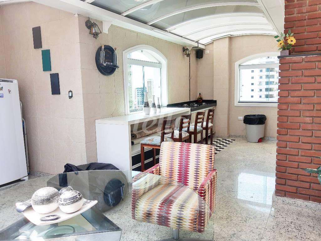 ESPAÇO GOURMET de Apartamento à venda, cobertura - Padrão com 172 m², 3 quartos e 3 vagas em Mandaqui - São Paulo
