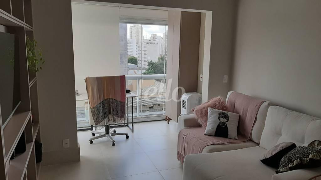 SALA de Apartamento à venda, Padrão com 34 m², 1 quarto e 1 vaga em Ipiranga - São Paulo