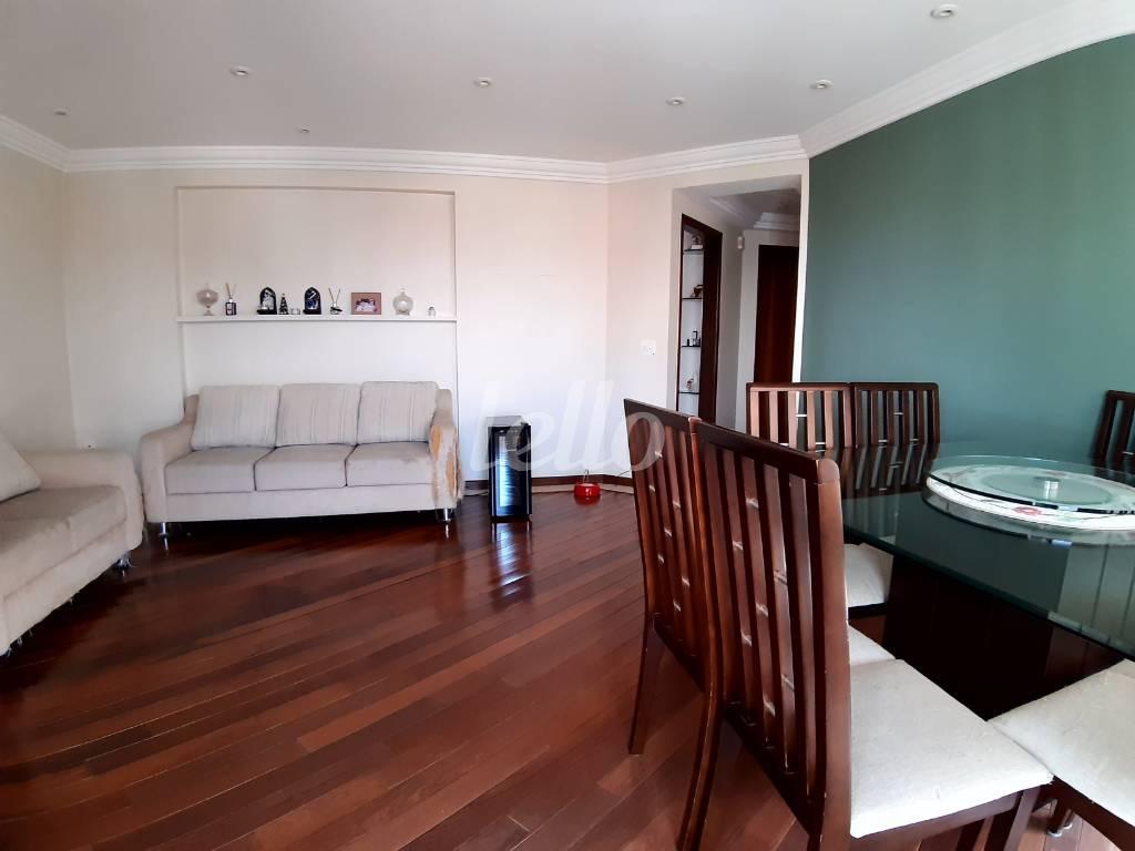05-SALA de Apartamento à venda, Padrão com 147 m², 4 quartos e 3 vagas em Vila Valparaíso - Santo André