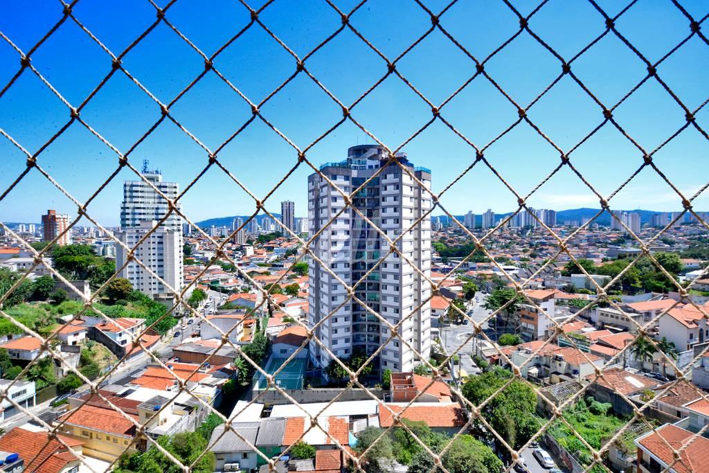 VISTA SALA DOIS AMBIENTES de Apartamento à venda, Padrão com 79 m², 3 quartos e 2 vagas em Santa Teresinha - São Paulo