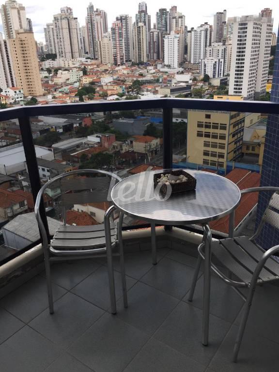 SACADA DA SALA de Apartamento à venda, Padrão com 98 m², 3 quartos e 2 vagas em Tatuapé - São Paulo