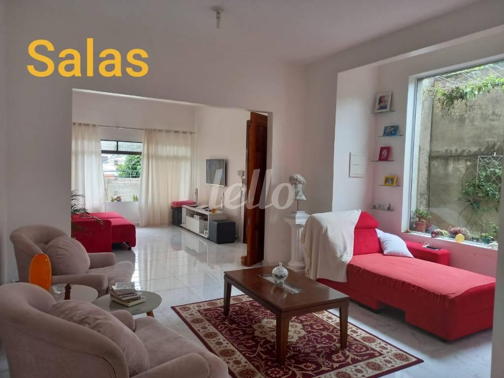SALA DOIS AMBIENTES de Casa à venda, sobrado com 350 m², 3 quartos e 1 vaga em Mooca - São Paulo