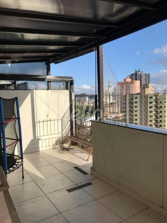 VARANDA de Apartamento à venda, cobertura - Padrão com 142 m², 3 quartos e 2 vagas em Vila Carrão - São Paulo