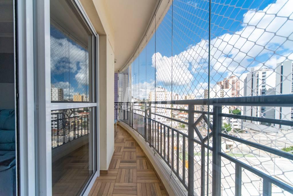 VARANDA DA SALA de Apartamento à venda, Padrão com 106 m², 3 quartos e 2 vagas em Vila Baeta Neves - São Bernardo do Campo
