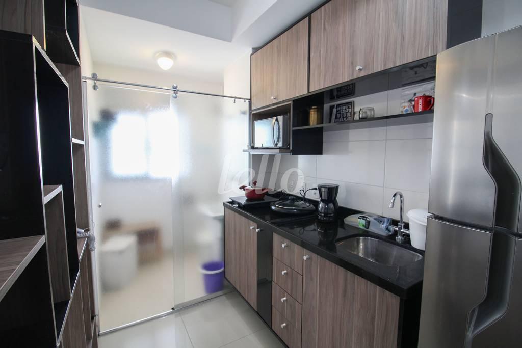 COZINHA de Apartamento à venda, Padrão com 50 m², 1 quarto e 1 vaga em Santo Amaro - São Paulo