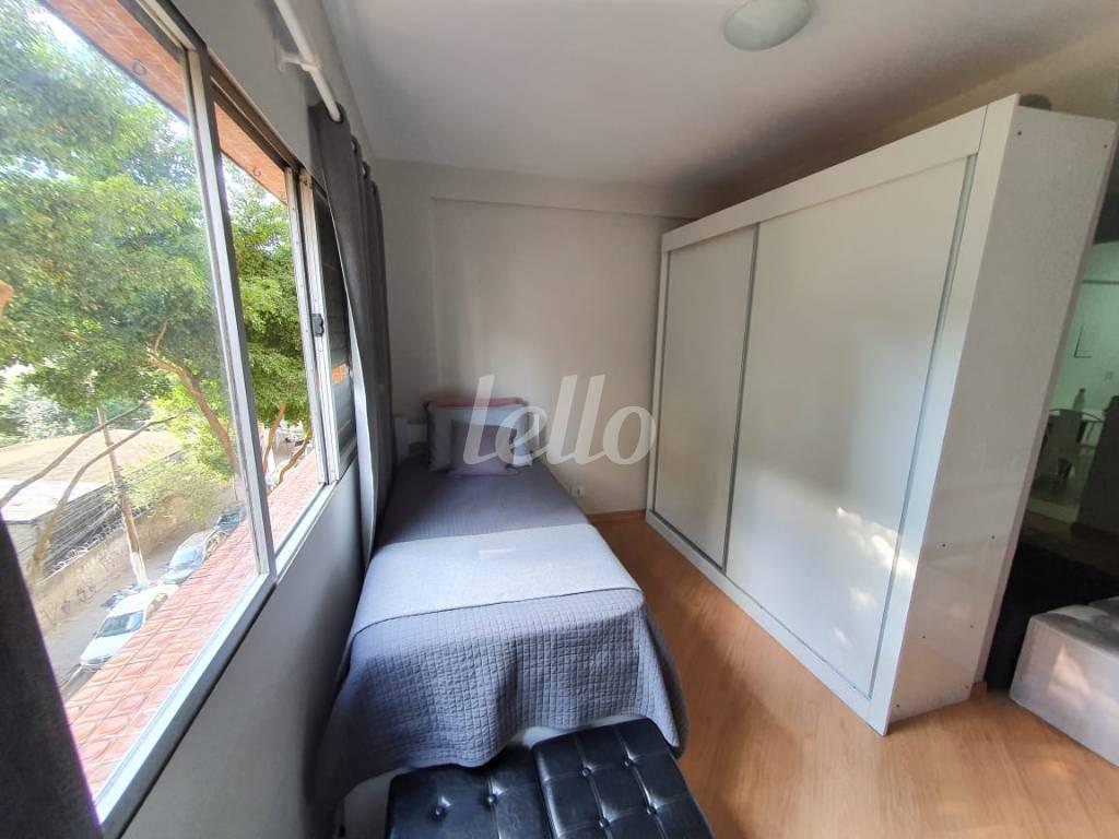 DORMITÓRIO de Apartamento à venda, Kitnet com 27 m², 1 quarto e 1 vaga em Bela Vista - São Paulo