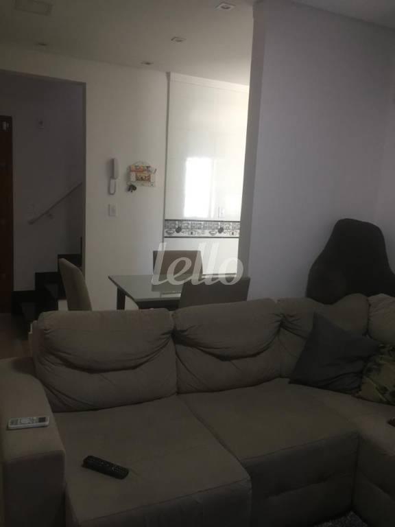 SALA DE ESTAR 03 de Apartamento à venda, cobertura - Padrão com 90 m², 2 quartos e 2 vagas em Parque Das Nações - Santo André