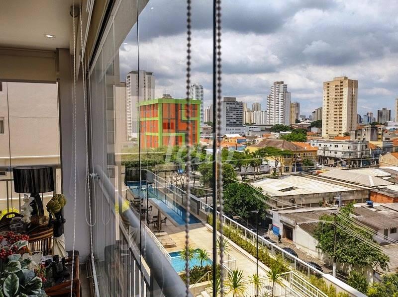 VARANDA - VISÃO de Apartamento à venda, Padrão com 102 m², 2 quartos e 2 vagas em Parque São Jorge - São Paulo