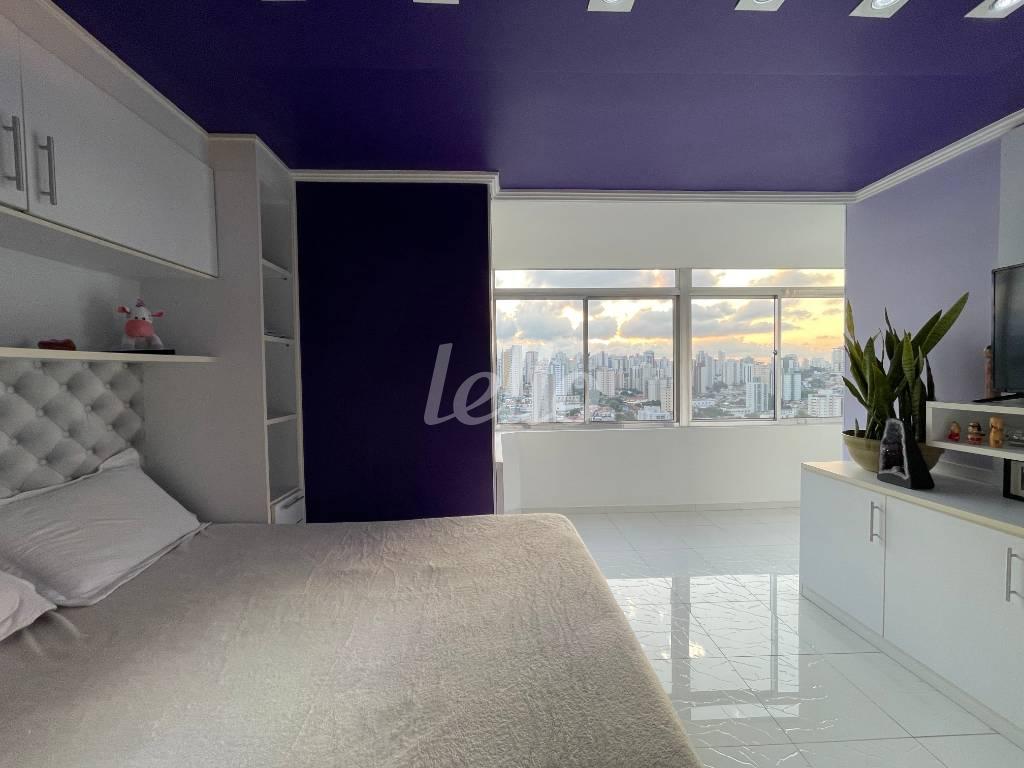 QUARTO de Apartamento à venda, cobertura - Padrão com 120 m², 3 quartos e 1 vaga em Vila da Saúde - São Paulo