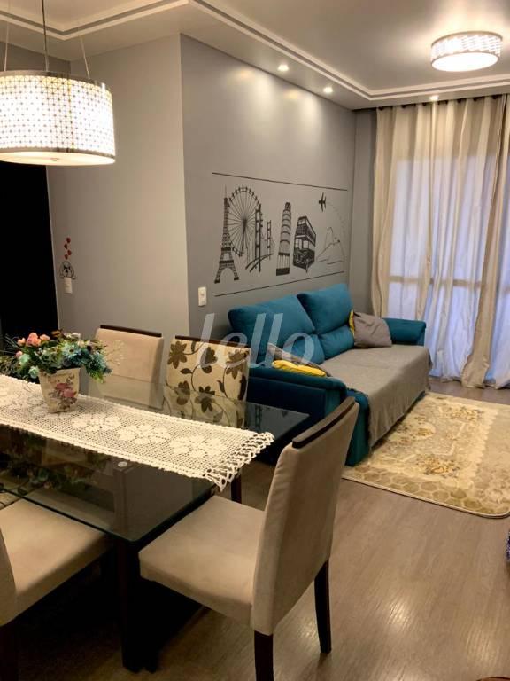SALA de Apartamento à venda, Padrão com 75 m², 3 quartos e 1 vaga em Vila Floresta - Santo André