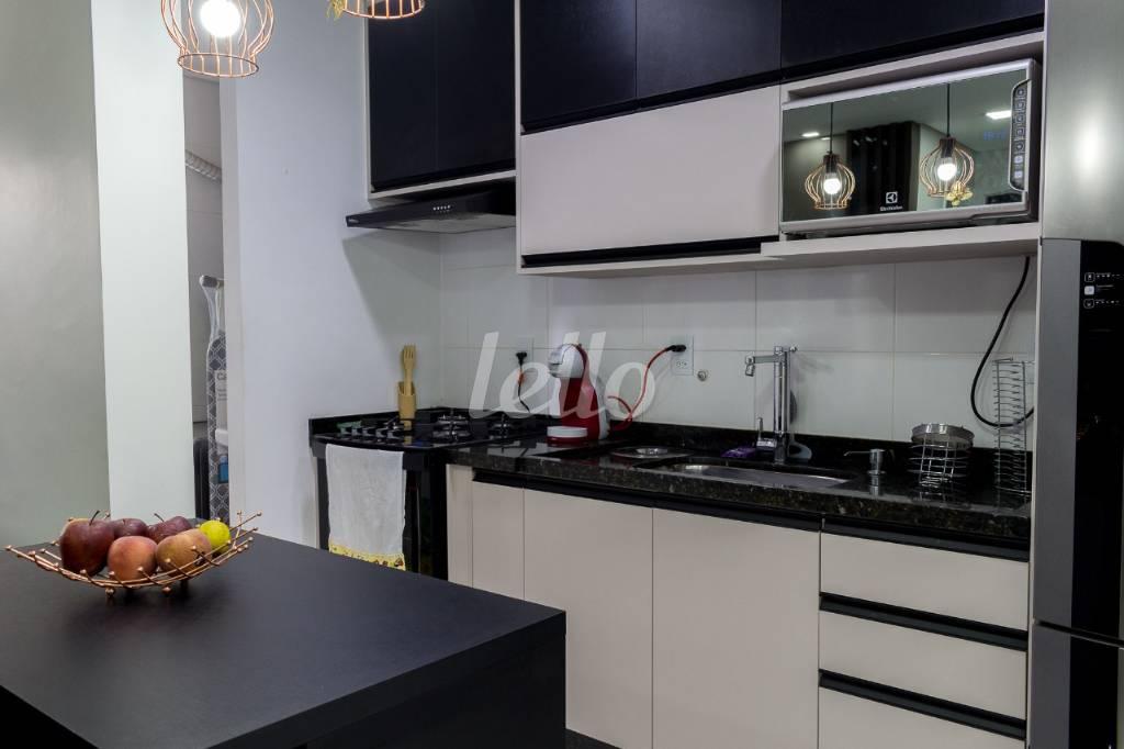 COZINHA de Apartamento à venda, Padrão com 45 m², 1 quarto e 1 vaga em Vila Mazzei - São Paulo