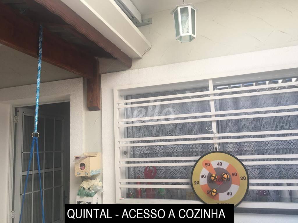 QUINTAL / ACESSO A COZINHA de Casa à venda, sobrado com 170 m², 3 quartos e 3 vagas em Vila Dom Pedro Ii - São Paulo