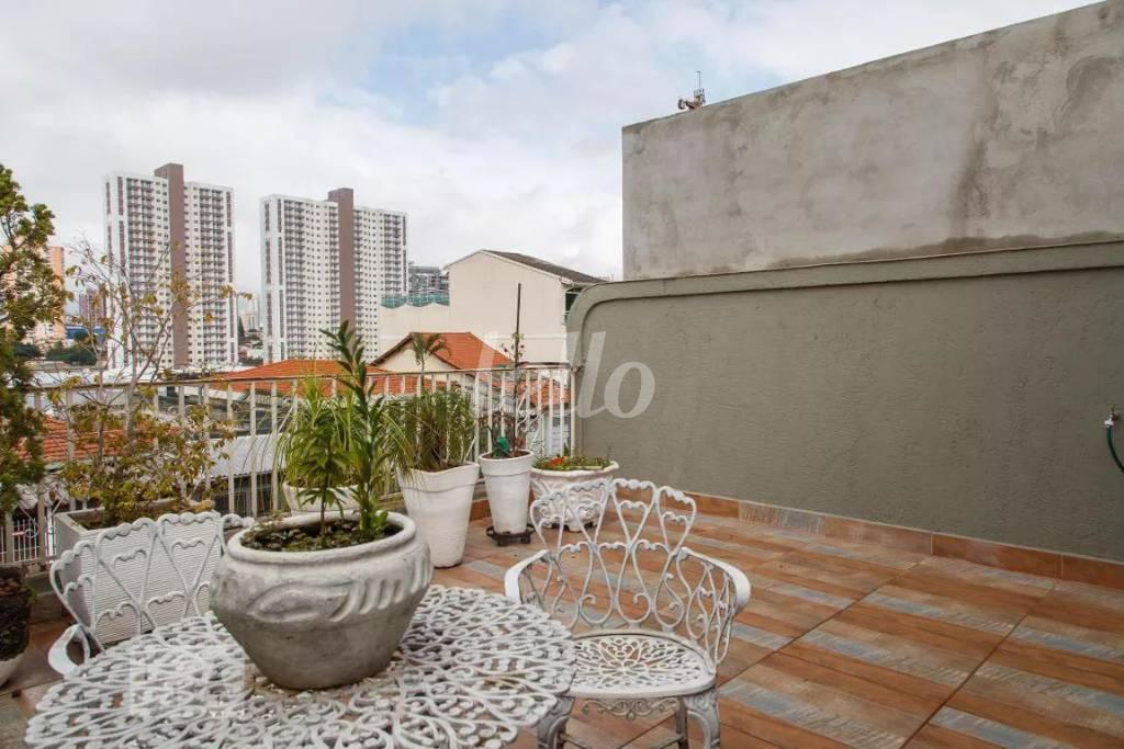 TERRAÇO de Casa à venda, sobrado com 210 m², 3 quartos e 4 vagas em Vila Prudente - São Paulo