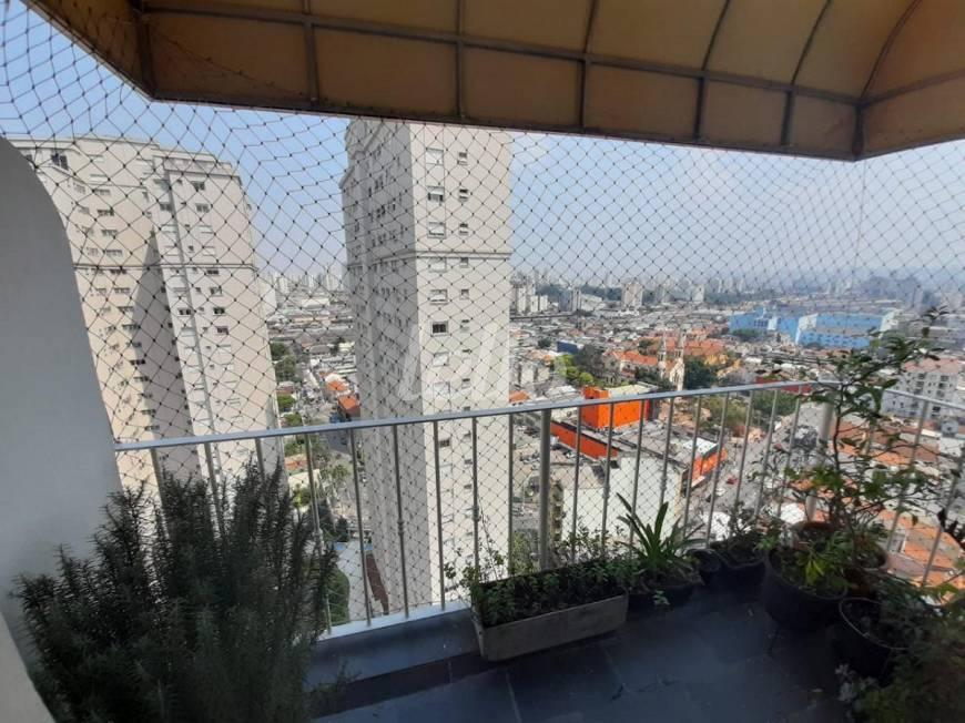 VARANDA DA SALA de Apartamento à venda, Duplex com 186 m², 4 quartos e 4 vagas em Belenzinho - São Paulo
