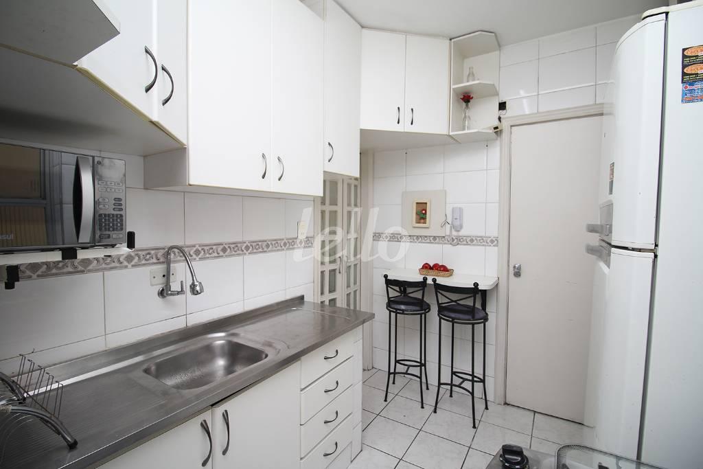 COZINHA de Apartamento para alugar, Padrão com 55 m², 1 quarto e 1 vaga em Consolação - São Paulo