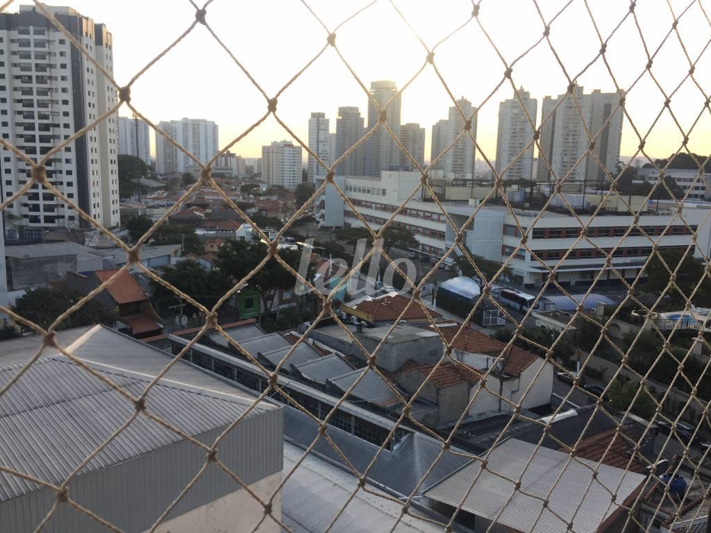 VISTA DA SALA de Apartamento à venda, Padrão com 108 m², 2 quartos e 1 vaga em Tatuapé - São Paulo