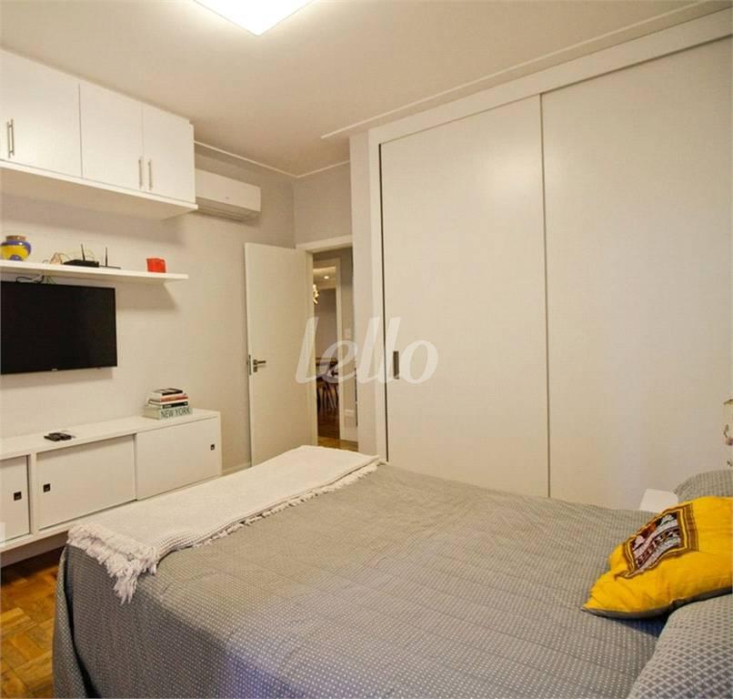 DORMITÓRIO de Apartamento à venda, Padrão com 100 m², 2 quartos e 1 vaga em Paraíso - São Paulo