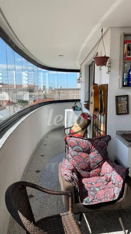 VARANDA GOURMET de Apartamento à venda, Padrão com 147 m², 3 quartos e 3 vagas em Mooca - São Paulo
