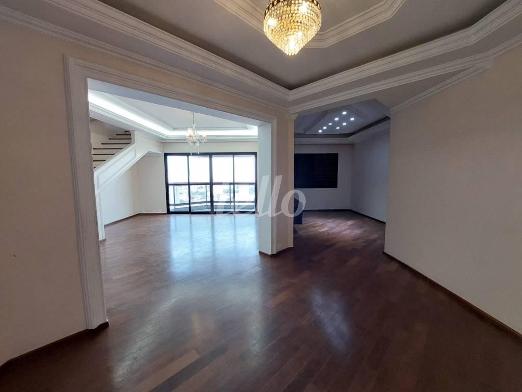 SALA de Apartamento à venda, cobertura - Padrão com 450 m², 4 quartos e 3 vagas em Tatuapé - São Paulo