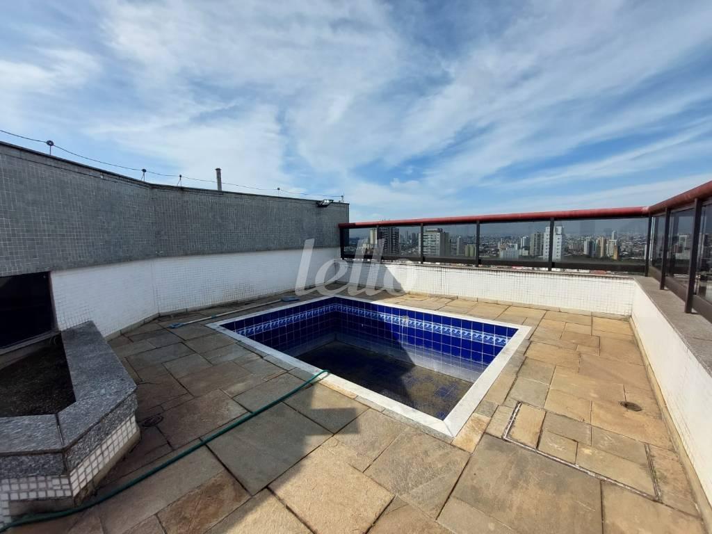 PISCINA de Apartamento à venda, cobertura - Padrão com 450 m², 4 quartos e 3 vagas em Tatuapé - São Paulo